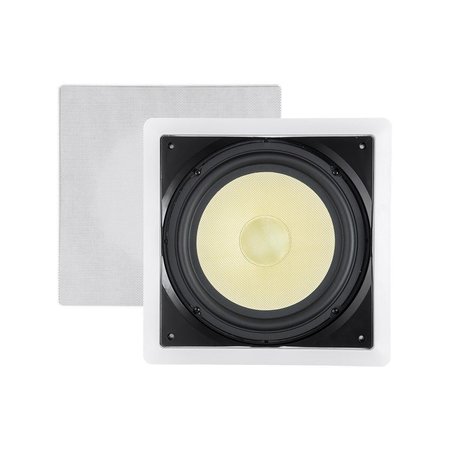MONOPRICE Caliber In-Wall Speaker 10in Fiber 300W Subwoofer (each) 30486